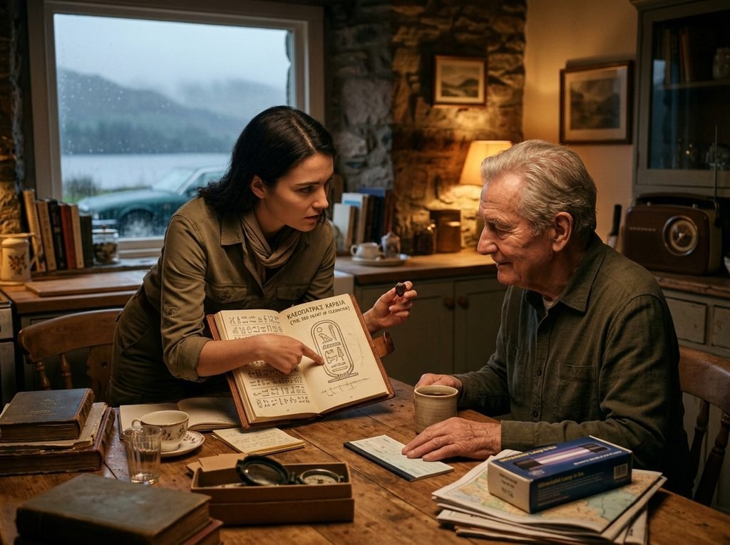 Sandrine secures private funding from her grandfather